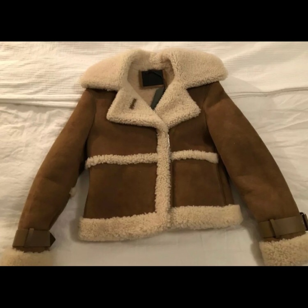 All Saints Farley Shearling Jacket
